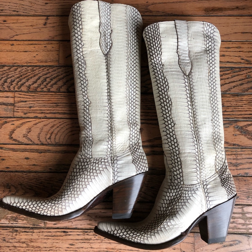 Old Gringo Western Cowgirl Cobra Snake Skin Boots.